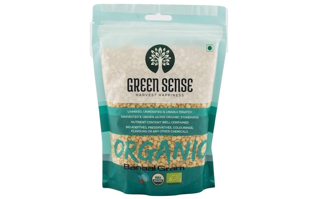 Green Sense Organic Bengal Gram   Pack  500 grams